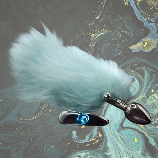 Cotton Candy Fox Tail Butt Plug